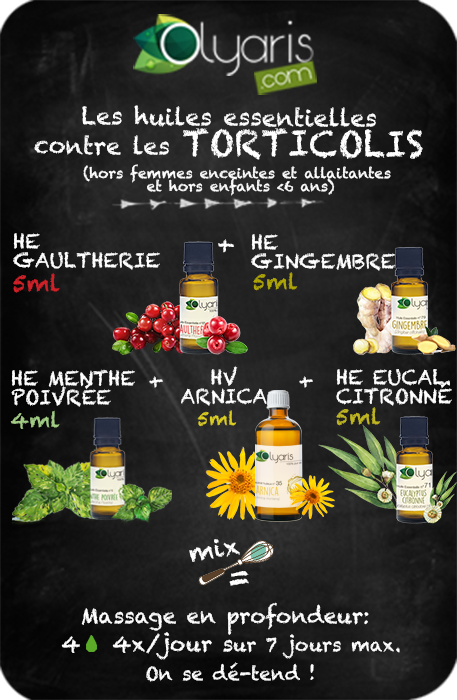 Torticolis : Le Remède Naturel et Efficace aux Huiles Essentielles